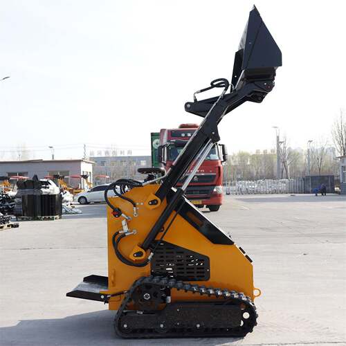 定制装载铲车一机多用厂家出口HT380T小型装载机履带滑移装载机