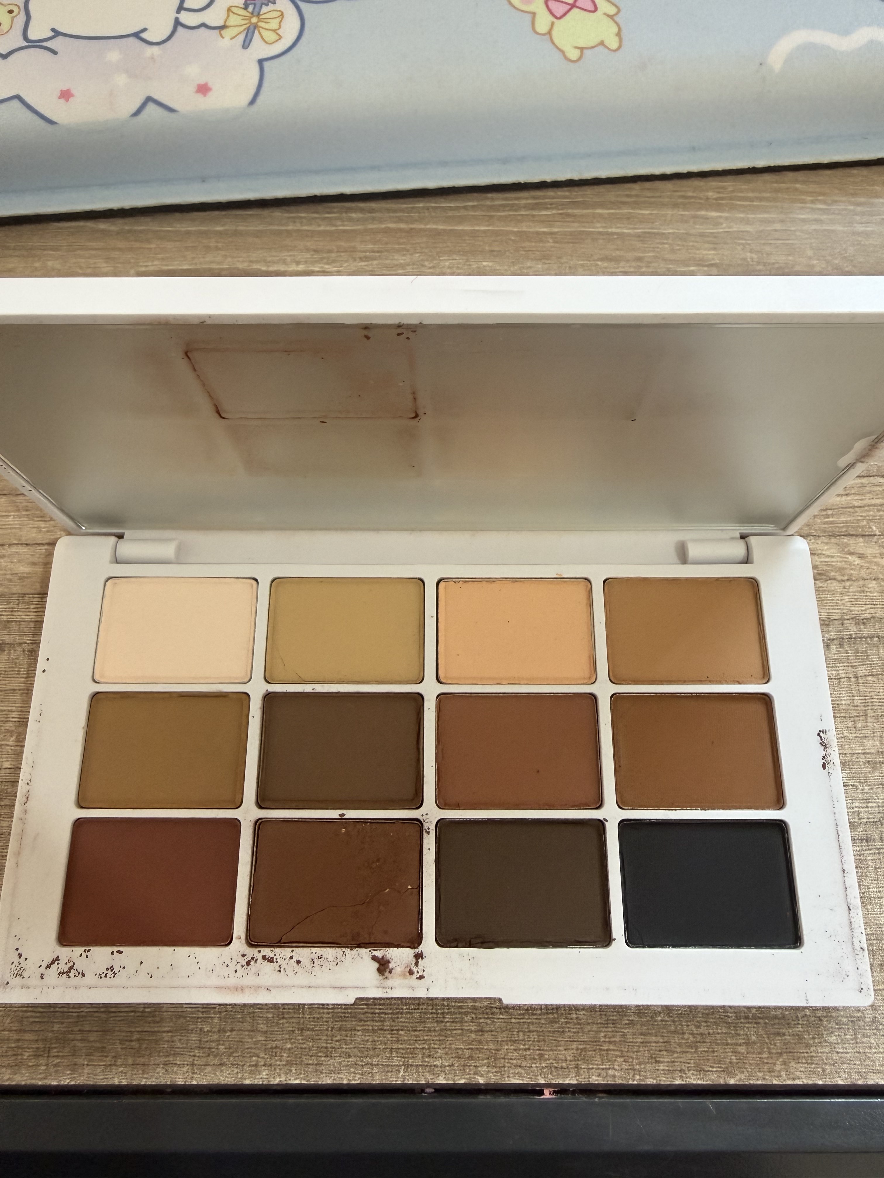 thumbnail for Makeup by Mario Neutrals/Original 12-Color Cement Matte Earth Nude Eyeshadow Palette