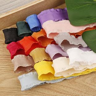 饰耳朵边丝带 草帽装 花边弹力涤纶裙边织带 diy蝴蝶结发饰耳环服装