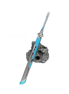 金属工艺品古代冷兵器22cm李白上阳台帖剑鞘刀武器模型微兵盲盒