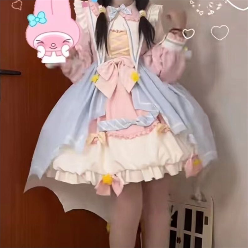 原创泡泡熊心愿甜星洛丽塔洋装
