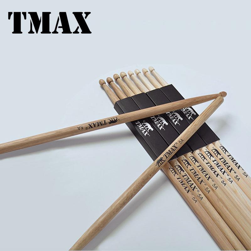 TMAX架子鼓鼓棒棒胡桃木5A打鼓棍木质胡桃实木打鼓棒军鼓鼓锤