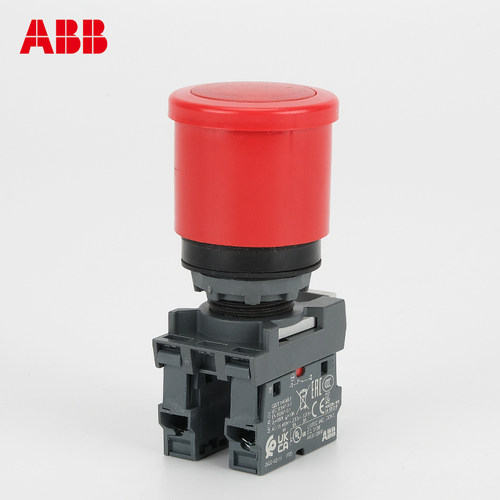 ABB急停按钮MPET3-10R组合式紧急停止MPET4/MPMT3-10R触点MCB-01