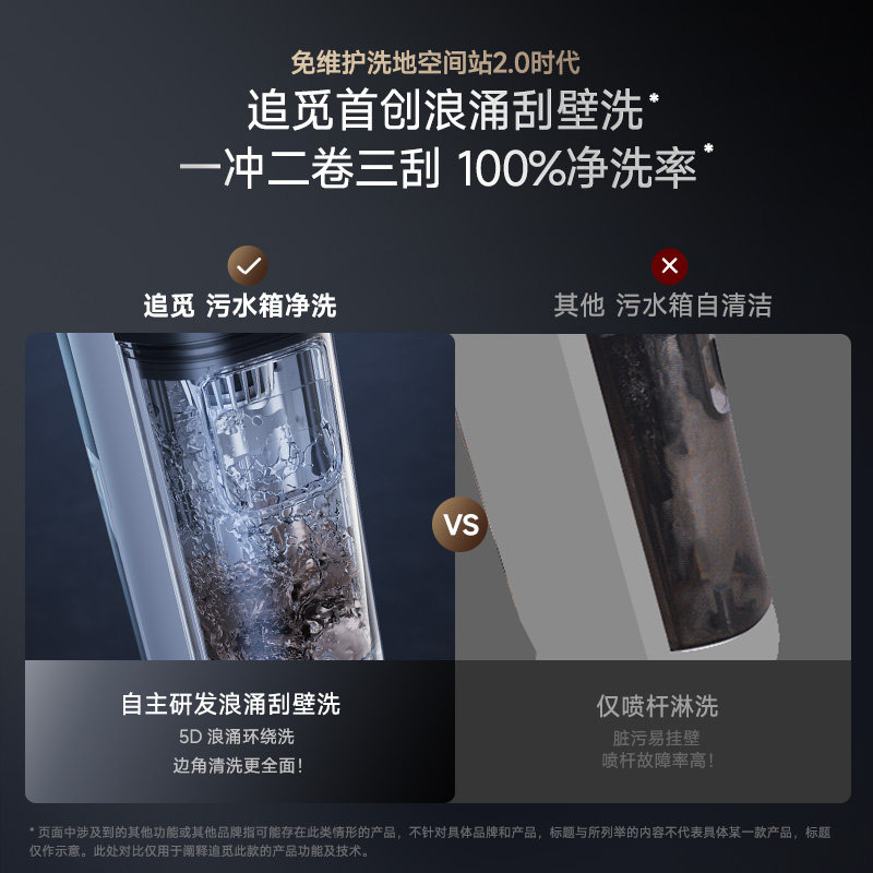 【全国国补】追觅0缠超薄基站上下水洗地机H20UltraStation助力