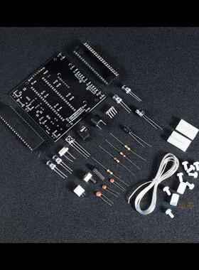 444双色光立方PCB板带遥控音乐制作套件单片机diy 电子元器件套件