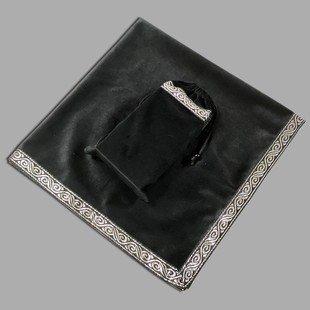 白银塔罗牌桌布加厚天鹅绒桌布 塔罗牌袋 OH卡神谕卡桌游配件