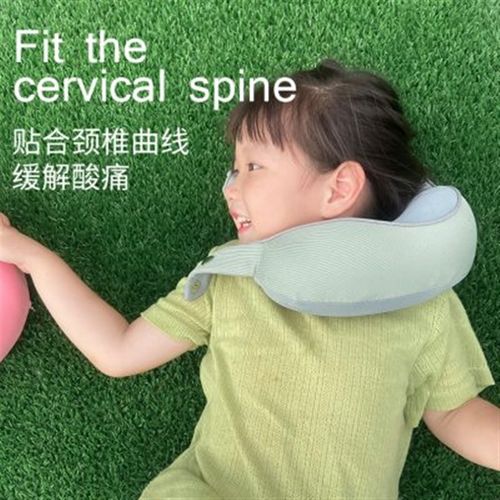 u型枕小号学生午睡记忆棉颈枕外出旅行可收纳飞机枕护颈车载冰丝