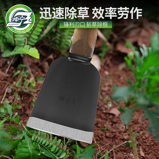 木柄园艺工具三件套家用盆栽养花松土多肉种花种菜刨地小锄头铁镐