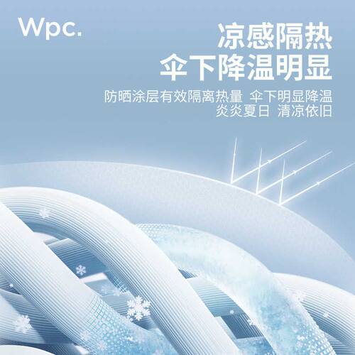 wpc遮阳伞防晒超轻高颜值防紫外线羽毛伞小巧三折便携迷你太阳伞
