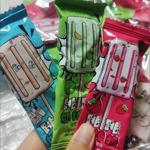 跳糖奶棒牛味水果散装儿童