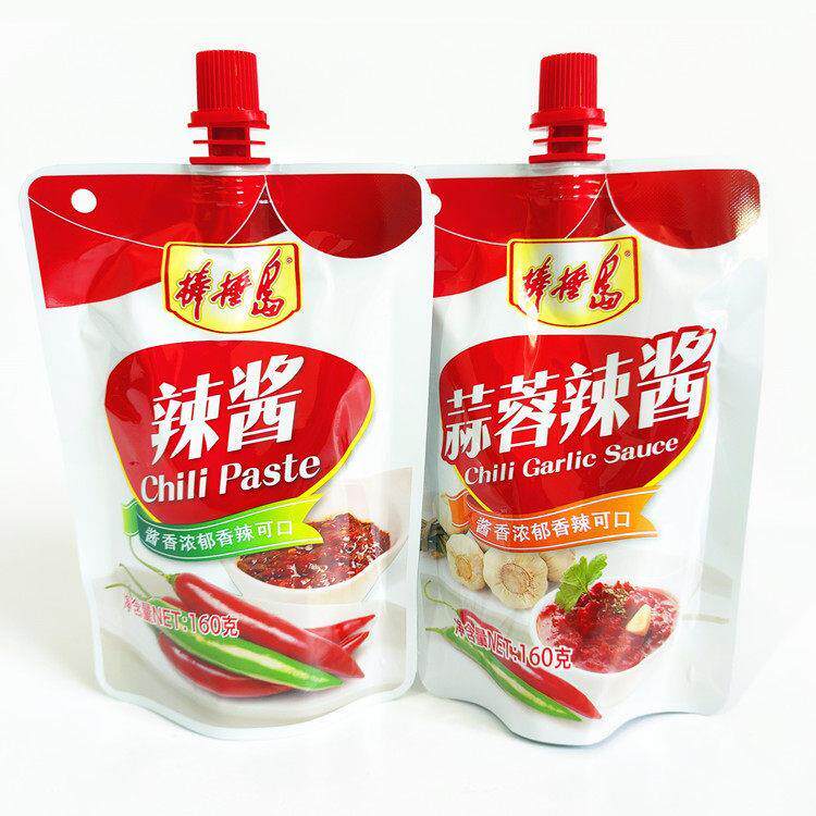 大连特产棒棰岛辣酱蒜蓉辣酱160g拧盖包装烤冷面 面蘸酱烧烤酱辣