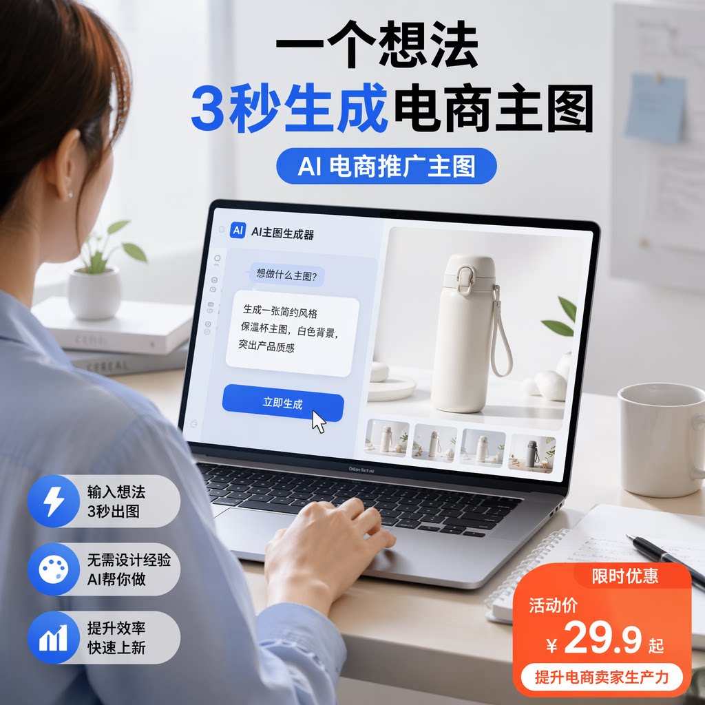 ai一键生成主图详情电商作图工平面广告设计