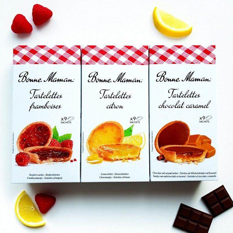 法国进口Bonne Maman巧婆婆巧克力焦糖蛋挞饼干水果酱夹心饼干