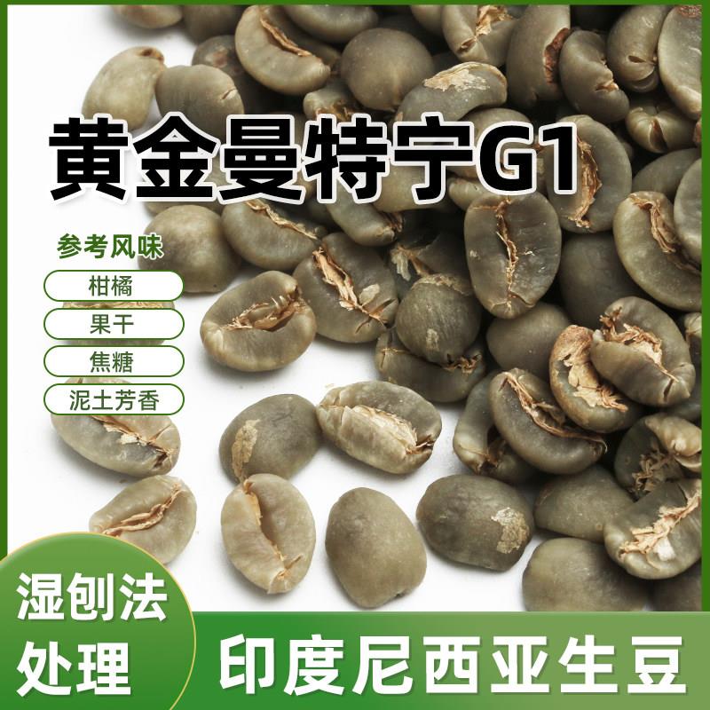 迦尤黄金曼特宁20目咖啡生豆原料印尼苏门答腊GAYO三次手选低瑕疵
