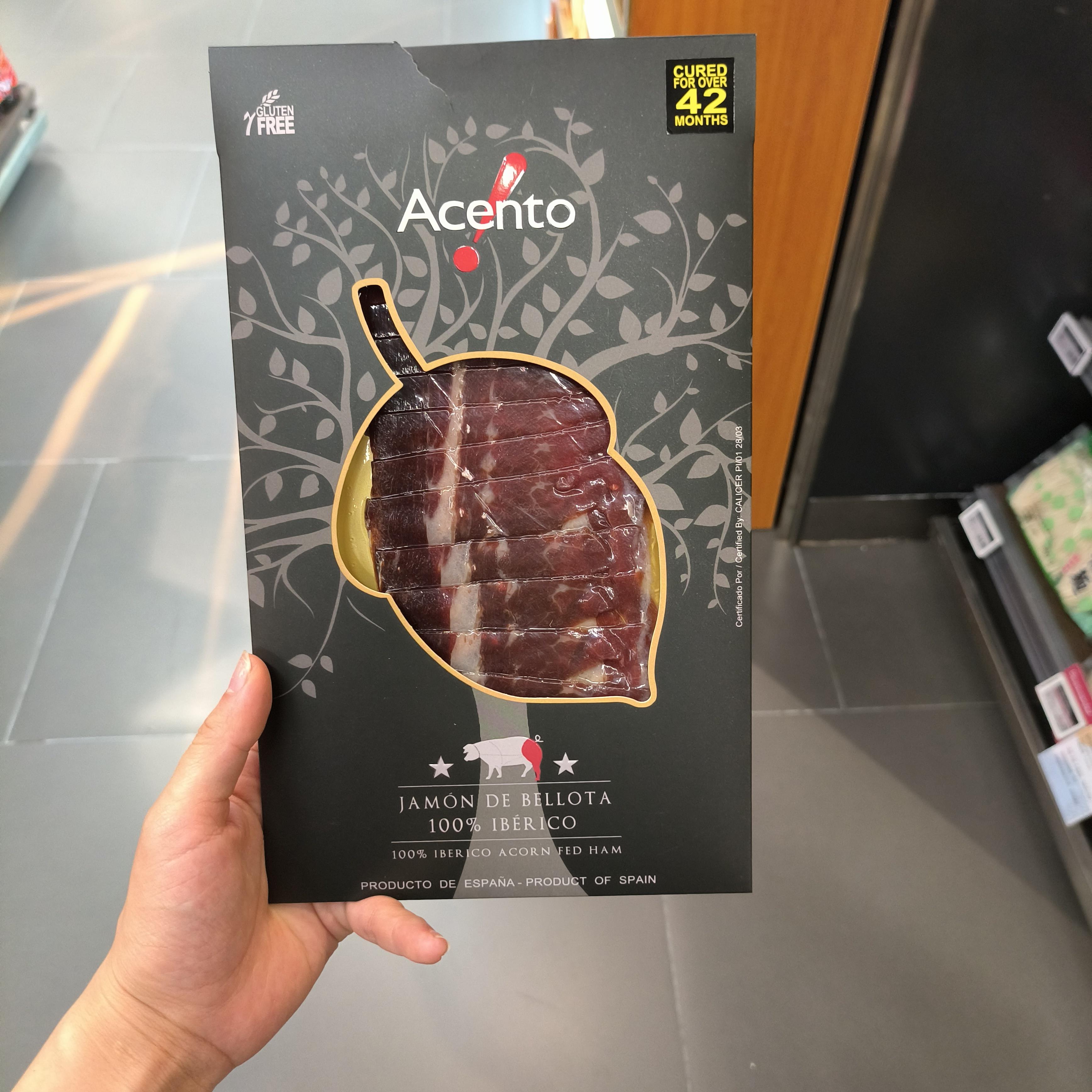 ole超市代购伊比利亚橡果饲养火腿后腿切片 前腿切片50g包邮