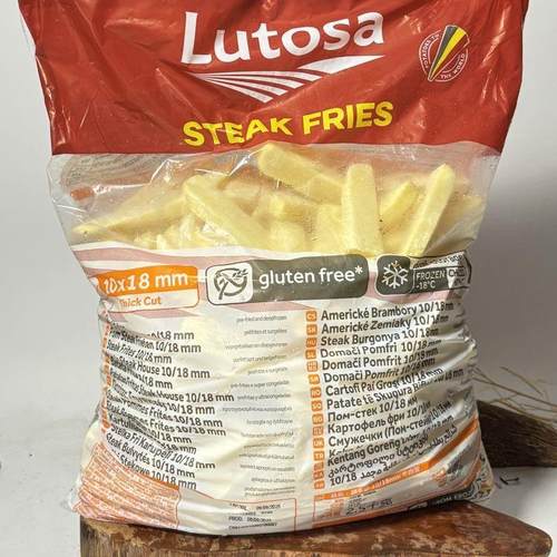 路多萨牛排薯10/18冷冻粗薯Lutosa薯条西餐半成品油炸比利时小吃