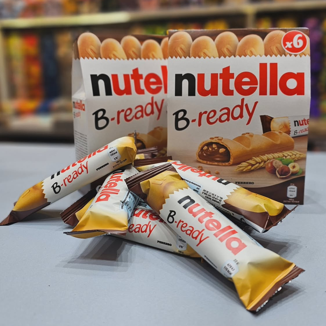 Nutella榛子巧克力酱夹心饼干B-ready意大利进口零食6小袋费列罗