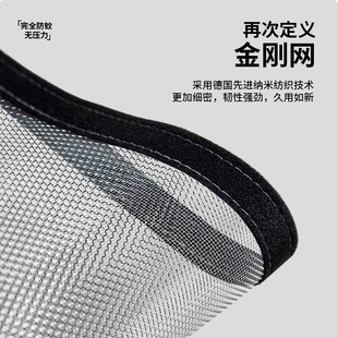 型家用磁铁自粘式 魔术贴防蚊纱窗网自装 窗户简易免打孔隐形沙窗帘
