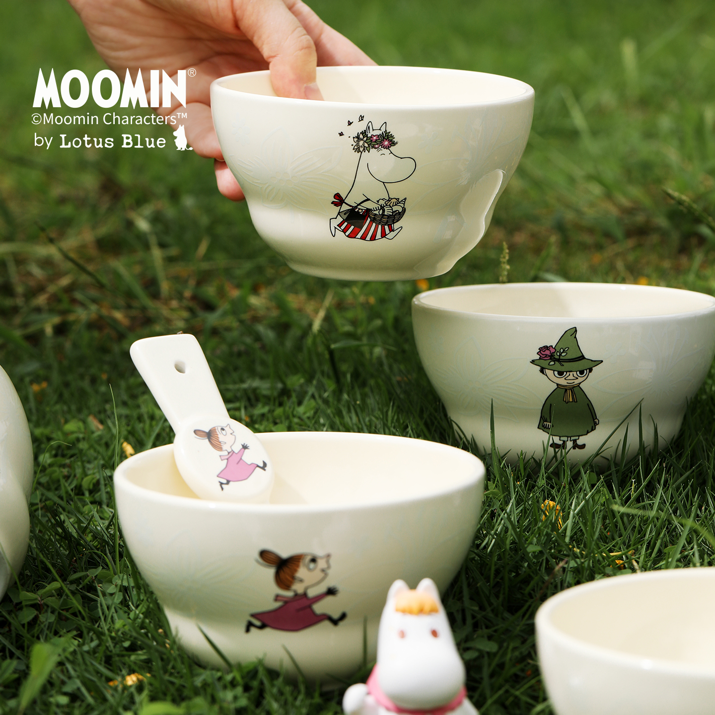 姆明陶瓷卡通大众防烫耐高温碗