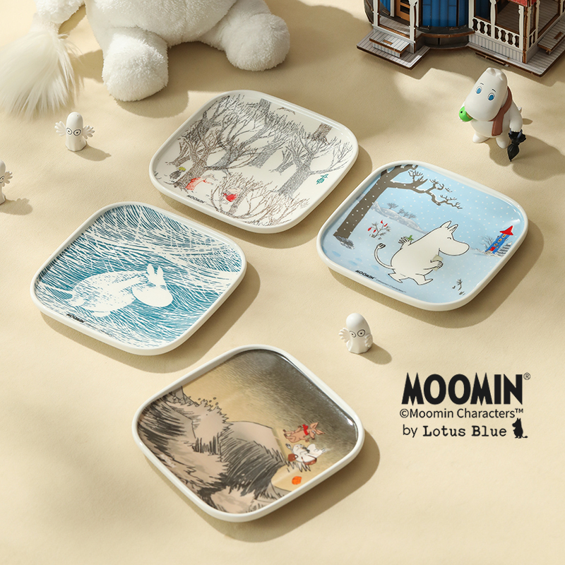 姆明家用骨头盘吐骨碟陶瓷