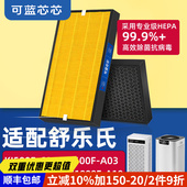可蓝芯芯配舒乐氏KJ1000F KJ600F滤芯滤网加湿网 A02 A10 KJ760F