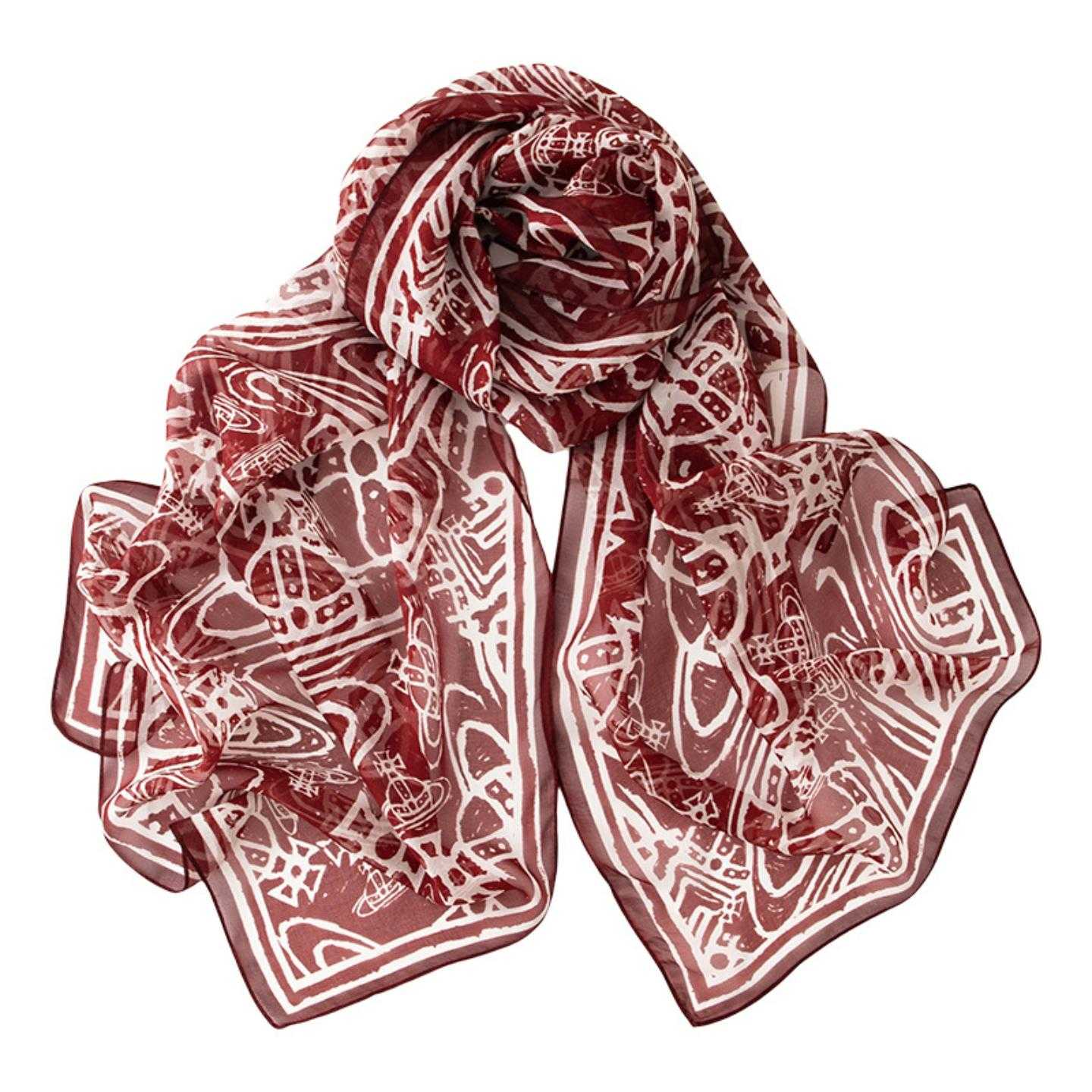 法式高级感轻盈真丝丝巾手绘星空印花杭州桑蚕丝长款防晒围巾披肩