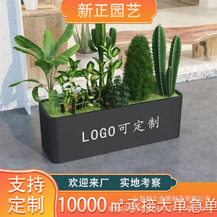 铝合金花箱户外阳台种植箱花槽护栏马路市政花坛定制室外庭院花盆