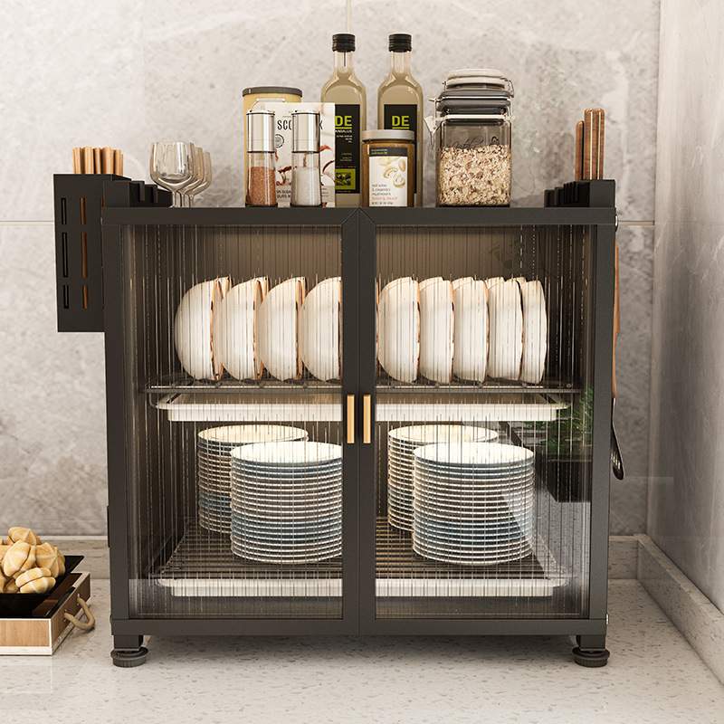 厨房置物架碗碟碗盘沥水架收纳架放碗架家用多功能碗柜碗筷收纳盒
