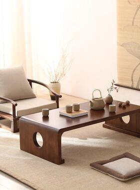 实榻榻米茶几木飘桌窗台桌炕阳小桌子简约榻榻米茶桌国AL102255学