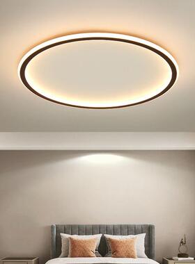 LED吸顶灯现代灯简约方温馨浪漫间卧室灯个性圆形82589形房亚克力