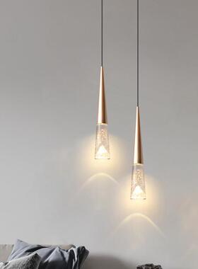 水晶晶吊灯酒店时床头小吊灯尚餐厅卧室水灯客厅灯橱窗91574中山