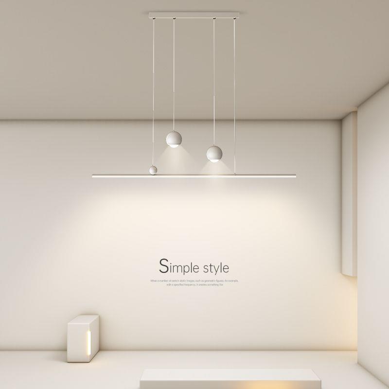 创意餐厅灯吧le543d具吊灯简约现餐代主卧室灯长条桌台中山灯直销