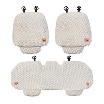 汽车垫四夏季通女神亚麻卡可爱座椅屁垫内饰季通用车载92901坐座