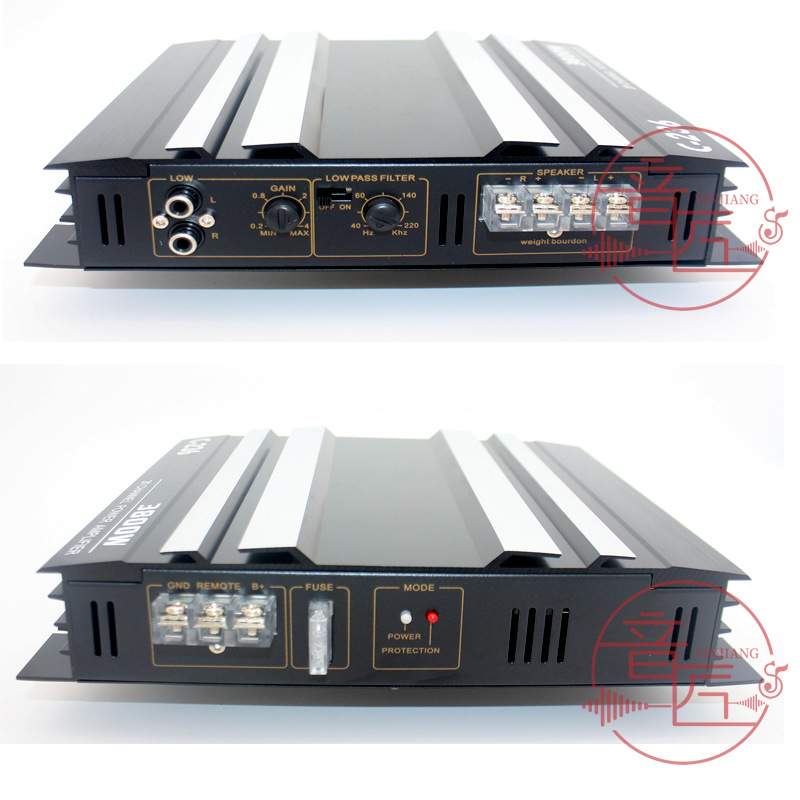 跨境厂家直销汽车功放2路 C-236功放3800W车载功放推汽车低音喇叭