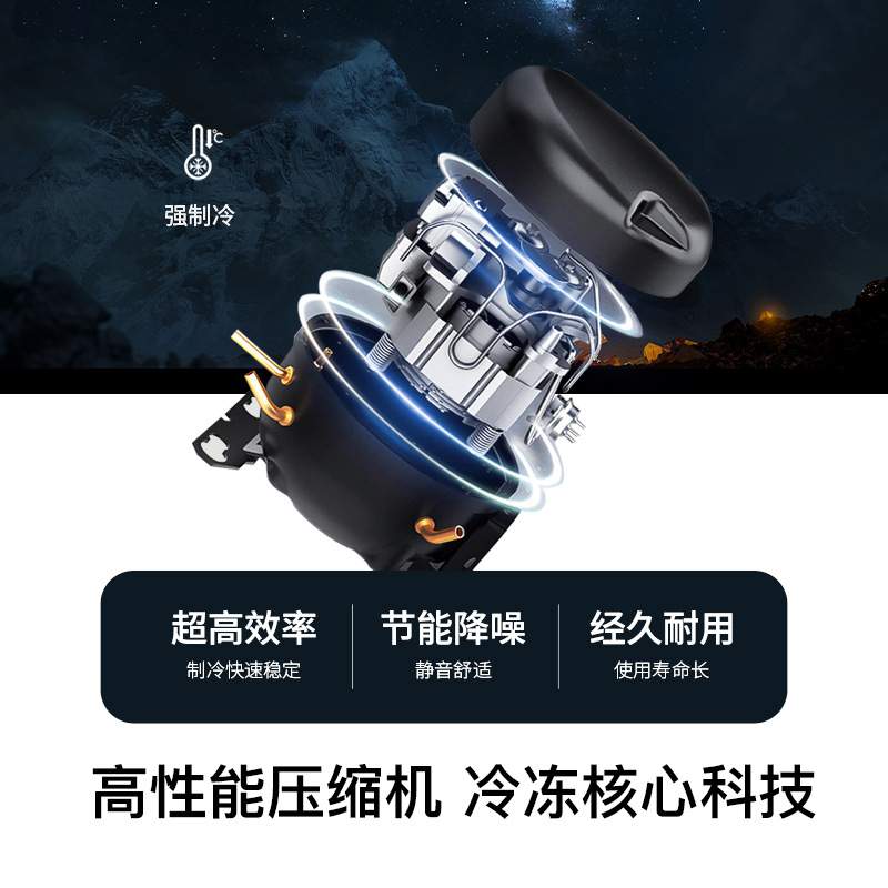 珠峰978L-1292L铜管商用大容量卧式冷藏冷冻冰柜三门直冷冷柜厂家