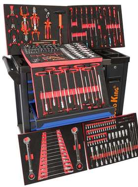 52件修蓝色工具40293车7抽功能2汽车理维修工多具箱