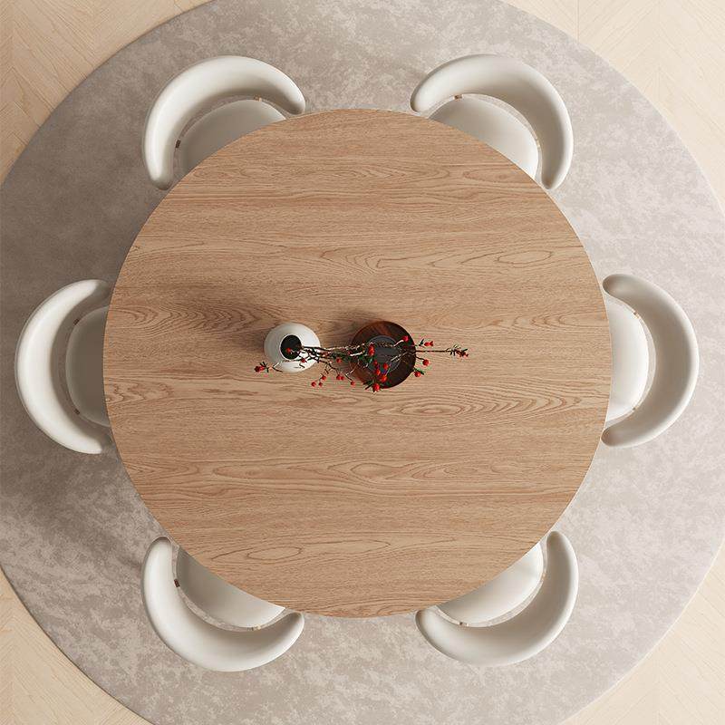 木岩板餐桌圆家用小户型655圆桌#餐厅餐圆形饭桌带转桌盘白蜡实木,鲜花速递/花卉仿真/绿植园艺,其它园艺用品,淘宝优惠券,粉丝福利购,淘宝优惠卷