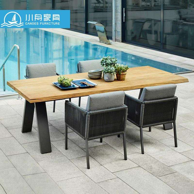 户外家具绳编桌三件套庭露天12-27-4室外院组合阳台院花庭园椅简