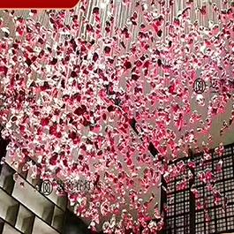 现代别墅定制山水石头售楼部沙盘非标大型酒店商场大厅堂水晶吊灯