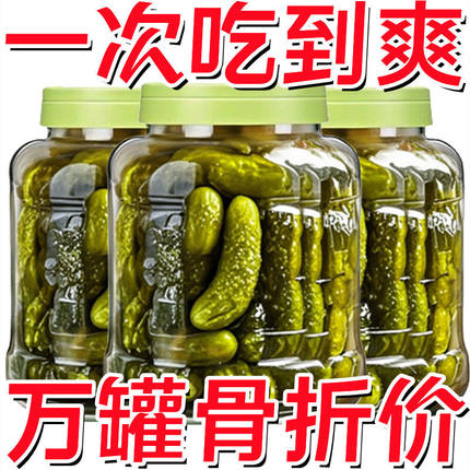 俄罗斯风味酸黄瓜俄式乳黄瓜罐头爽脆黄瓜下酒下饭菜开胃咸菜酱
