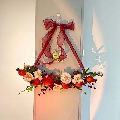 入户门喜字结婚专用客厅背景墙挂件卧室门口立体挂饰囍字婚房装饰