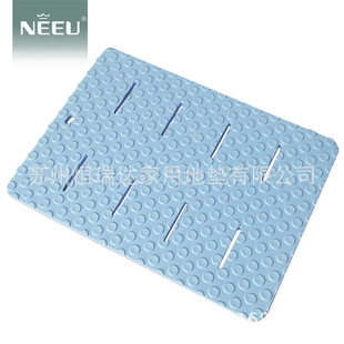 浴室防滑地垫家用防水垫淋浴房儿童洗澡防摔泡沫垫加厚高排水脚垫