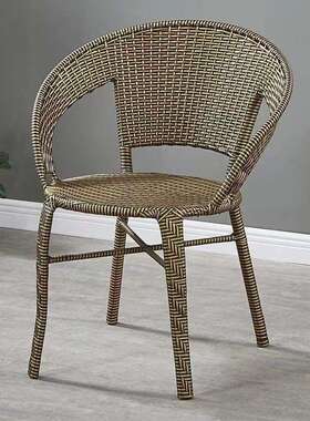 阳台藤UYF椅休闲背椅室家老人庭院外户靠外编织藤用椅子靠背加高