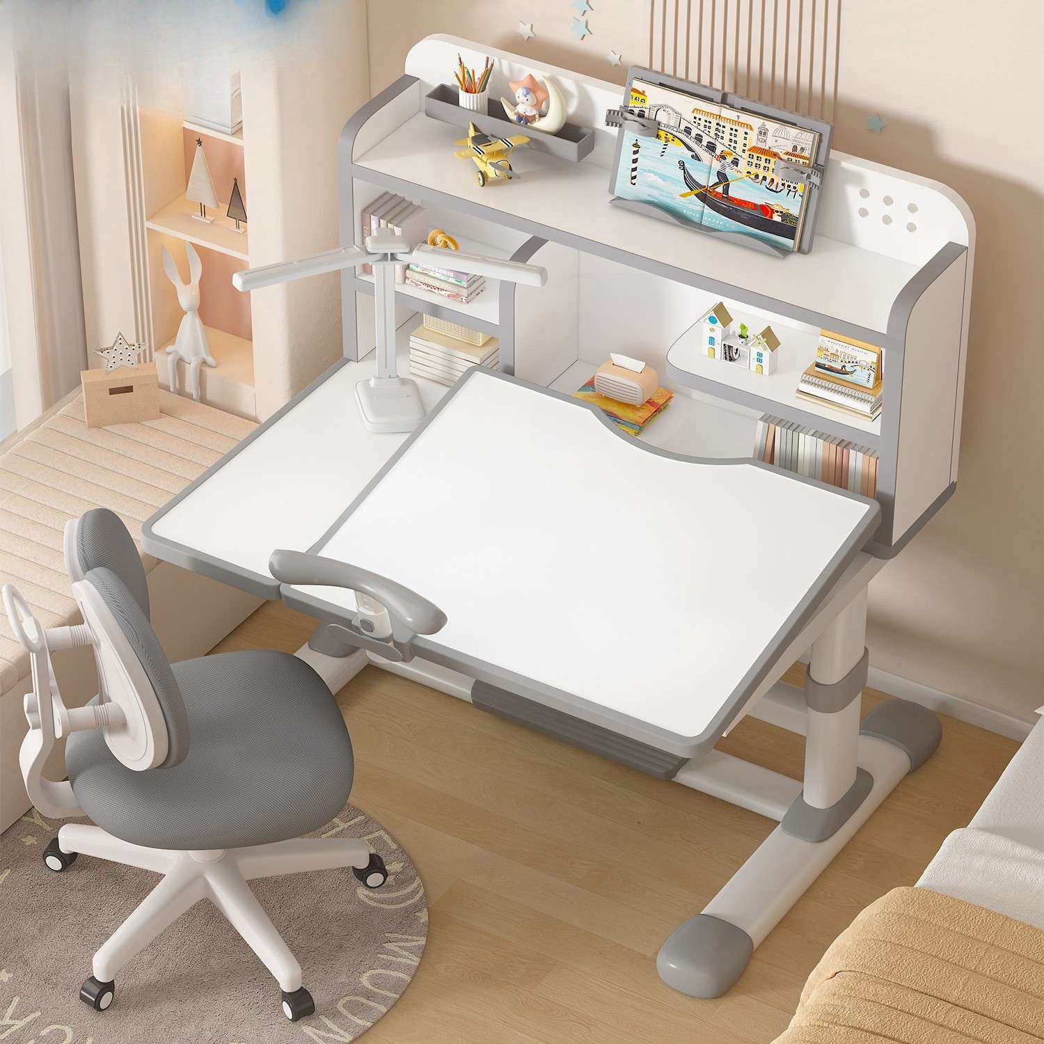 儿学习桌书桌桌中小学生套家用写字作童p1000899业可倾斜手摇升降,鲜花速递/花卉仿真/绿植园艺,其它园艺用品,淘宝优惠券,粉丝福利购,淘宝优惠卷