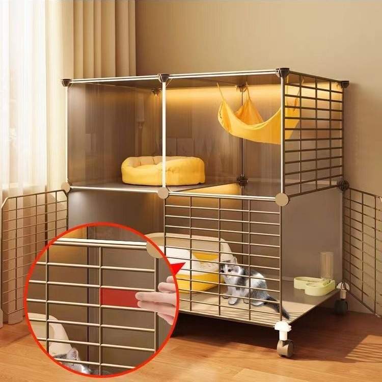 猫笼子家用室内小户型猫咪别墅猫舍猫屋猫窝猫砂盆爬架一体不占地