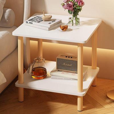 床头柜置31159物架茶几现代简约家用卧室小实型木腿简易收柜纳小