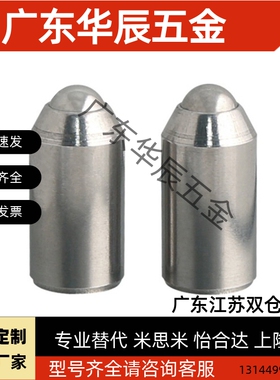 ZAL35光身定位珠BSZP5/6/8/10/12球头柱塞顶丝弹簧顶销锁销螺丝