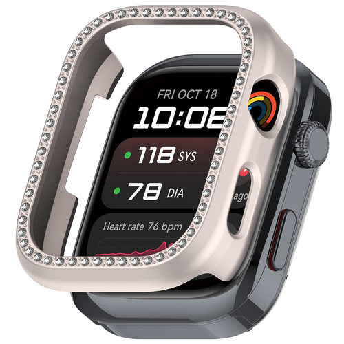 适用于华为Watch D2保护套镶钻智能手表半包钻壳硬壳华为血压手表D2保护壳闪钻防刮心电血压记录仪配件外壳套