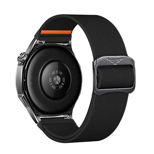 适用华硕Asus Vivowatch表带弹力尼龙ZENWATCH 2代智能手表LG W100腕带W150 watch替换带ZTE Quartz配件通用