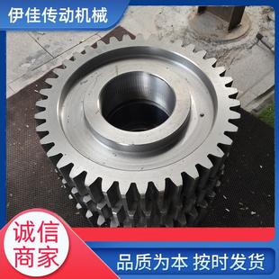 齿面加硬高频淬火圆柱形直齿齿轮加工非标 45号钢淬火齿轮M8X40齿